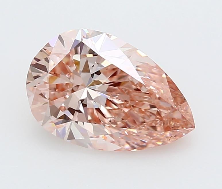 2.49 Ct. Fancy Intense  Pink Pear Lab Grown Diamond