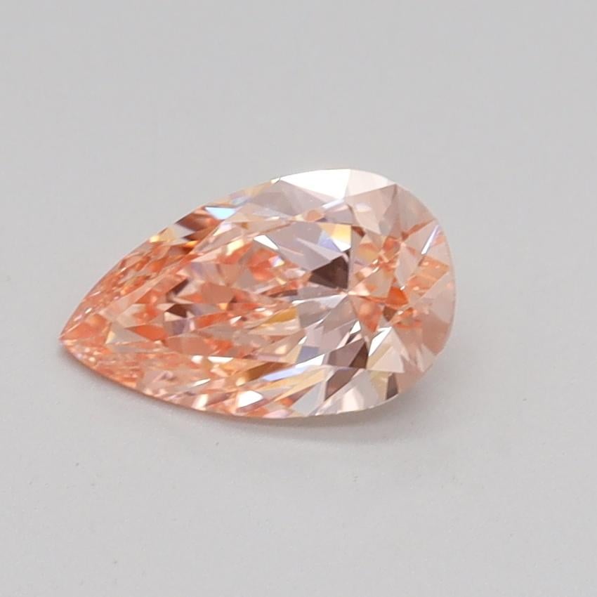 0.71 Ct. Fancy Intense Pink Pear Lab Grown Diamond