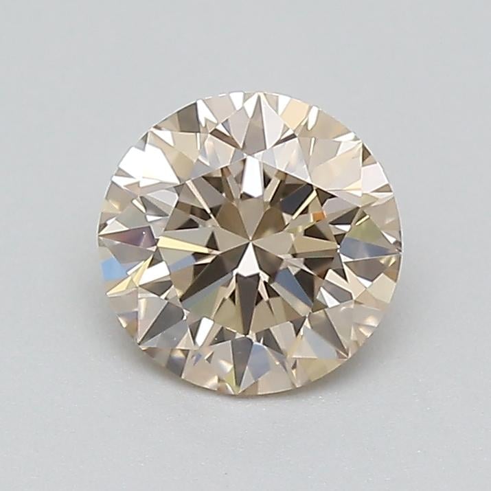 0.48 Ct. Light  Brown Round Lab Grown Diamond