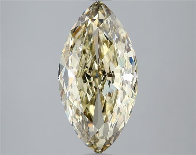 3.03 Ct. Fancy Yellow Marquise Lab Grown Diamond