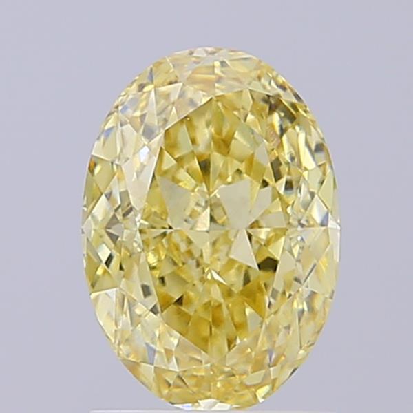 1.74 Ct. Fancy Yellow Oval Lab Grown Diamond