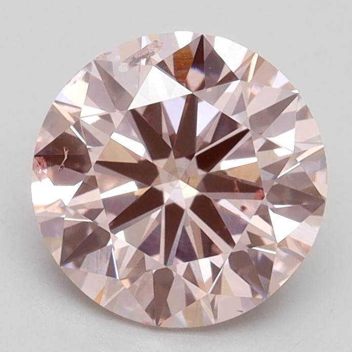 1.81 Ct. Fancy Light Pink Round Lab Grown Diamond