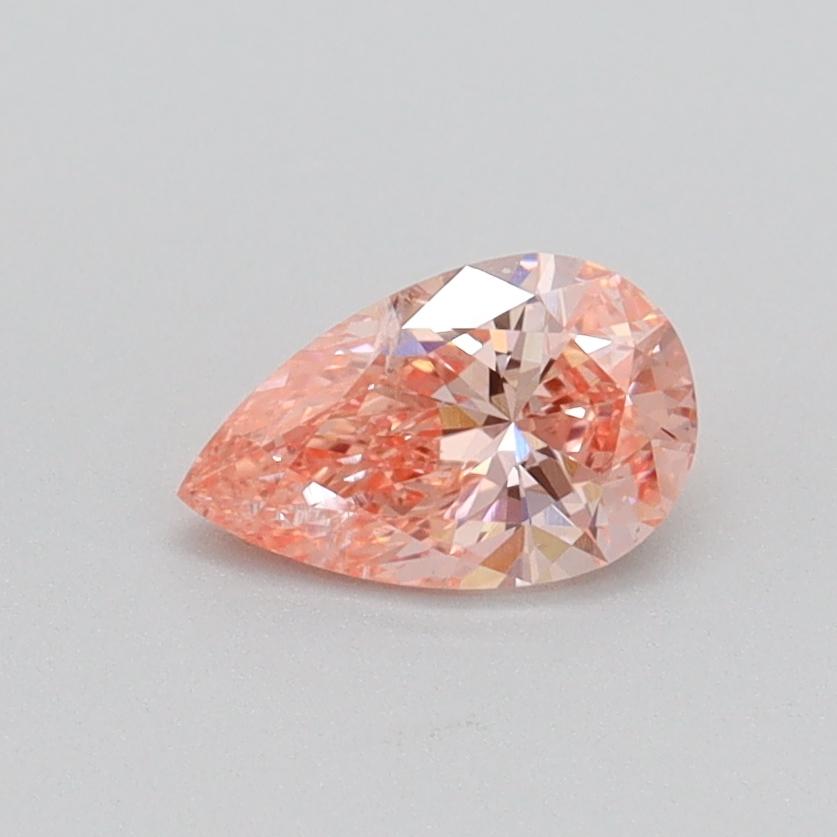 0.51 Ct. Fancy Vivid Pink Pear Lab Grown Diamond