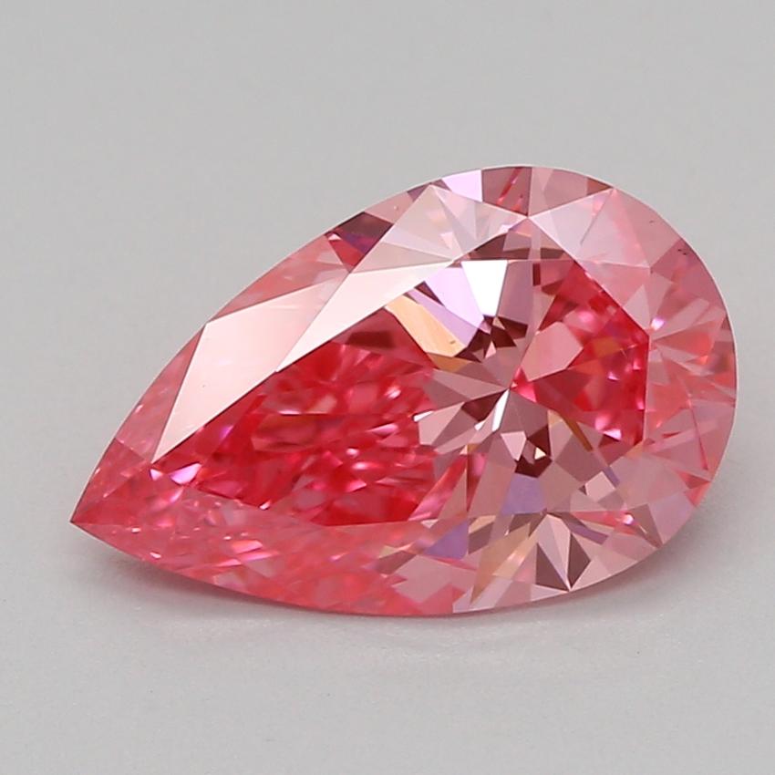 1.01 Ct. Fancy Vivid Pink Pear Lab Grown Diamond