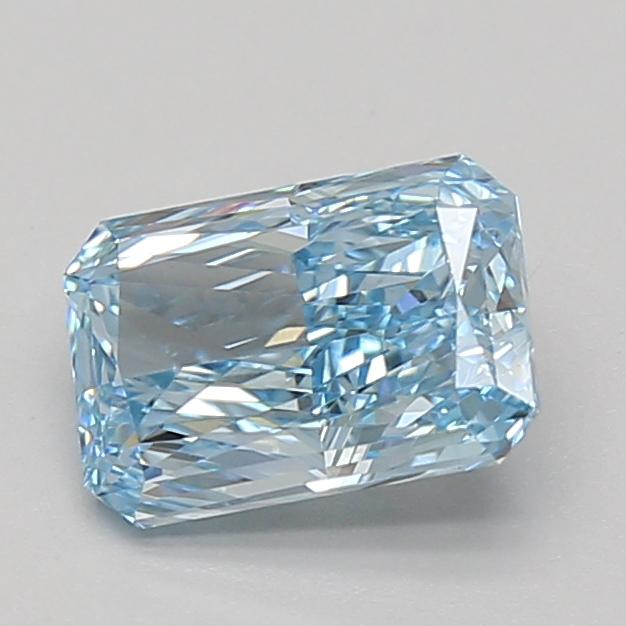 1.55 Ct. Fancy Vivid Blue Radiant Lab Grown Diamond
