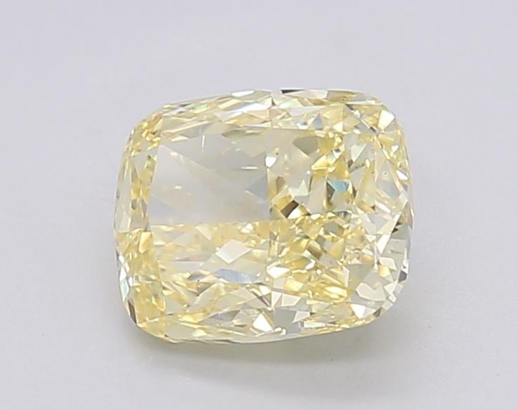 1.57 Ct. Fancy Intense Yellow Cushion Lab Grown Diamond
