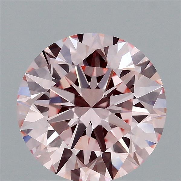 2.06 Ct. Fancy Intense Pink Round Lab Grown Diamond