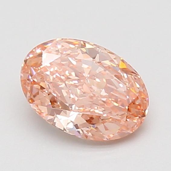 1.03 Ct. Fancy Vivid Pink Oval Lab Grown Diamond