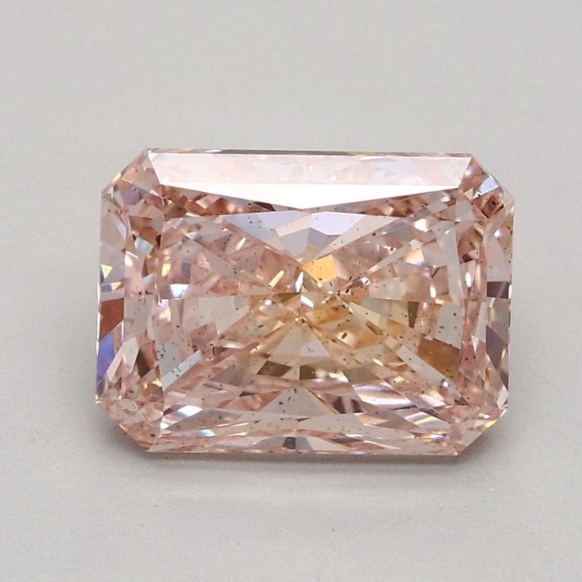 1.51 Ct. Fancy Pink Radiant Lab Grown Diamond