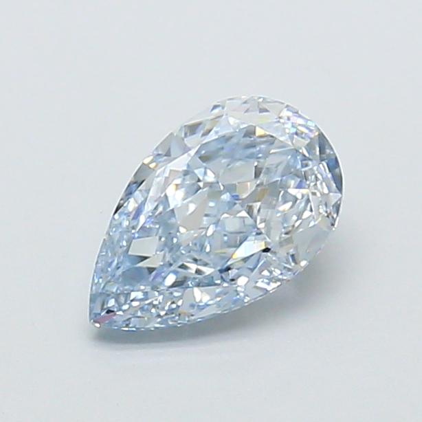 1.02 Ct. Fancy Intense  Blue Pear Lab Grown Diamond