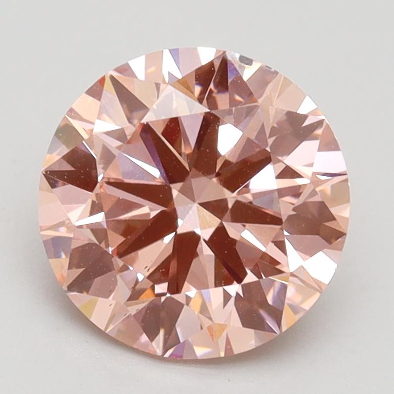 2.23 Ct. Fancy Intense Pink Round Lab Grown Diamond