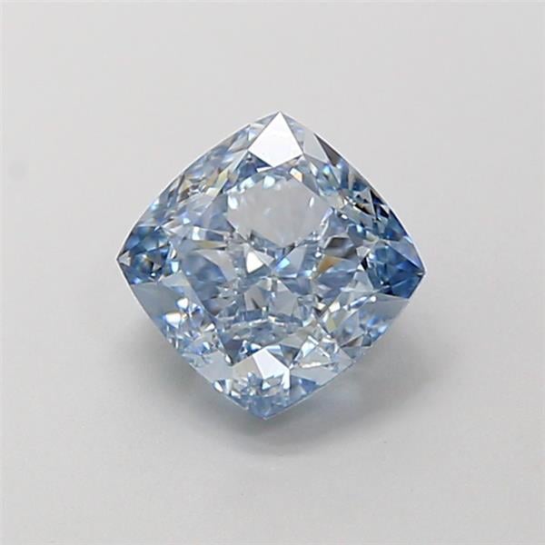 1.40 Ct. Fancy Intense Blue Cushion Lab Grown Diamond