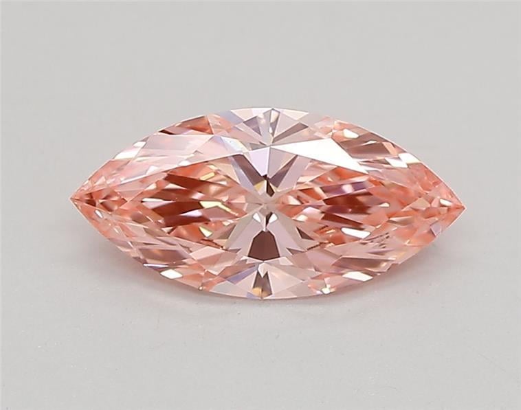 0.62 Ct. Fancy Vivid  Pink Marquise Lab Grown Diamond