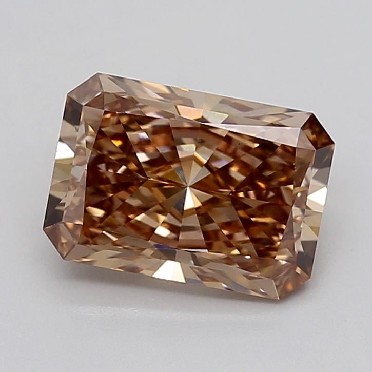 2.07 Ct. Fancy Light  Brown Radiant Lab Grown Diamond