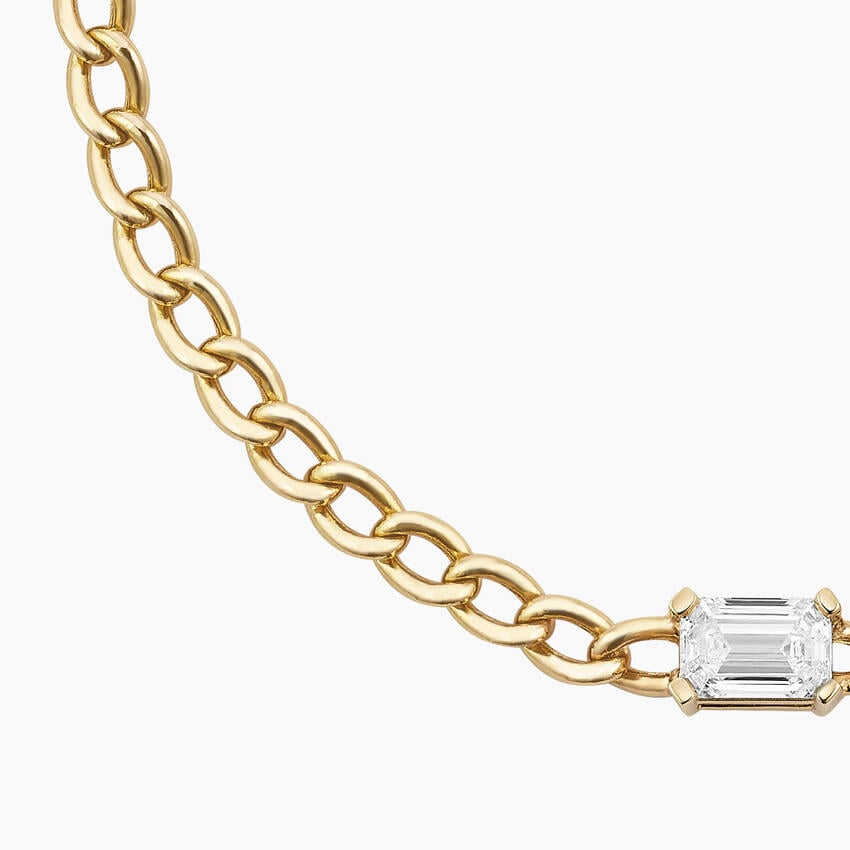 14K Yellow Gold Kendall Lab Diamond Chain Necklace (2/3 ct. tw.), large additional view 2