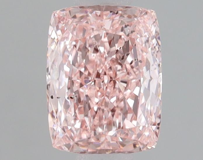 0.98 Ct. Fancy Intense Pink Cushion Lab Grown Diamond
