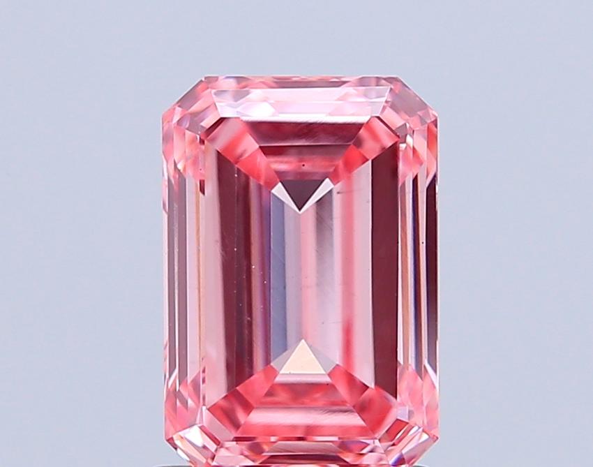 1.70 Ct. Fancy Intense Pink Emerald Lab Grown Diamond