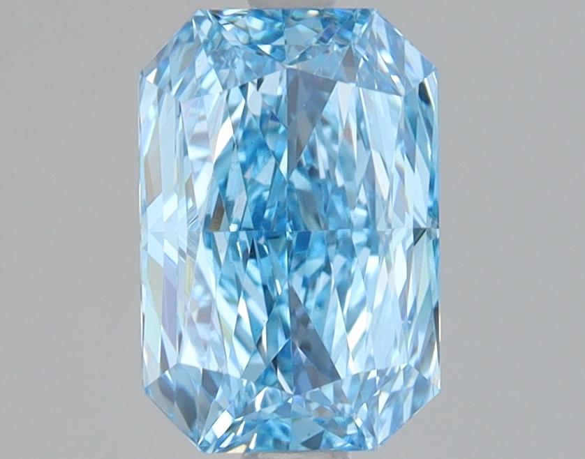 1.66 Ct. Fancy Vivid Blue Radiant Lab Grown Diamond