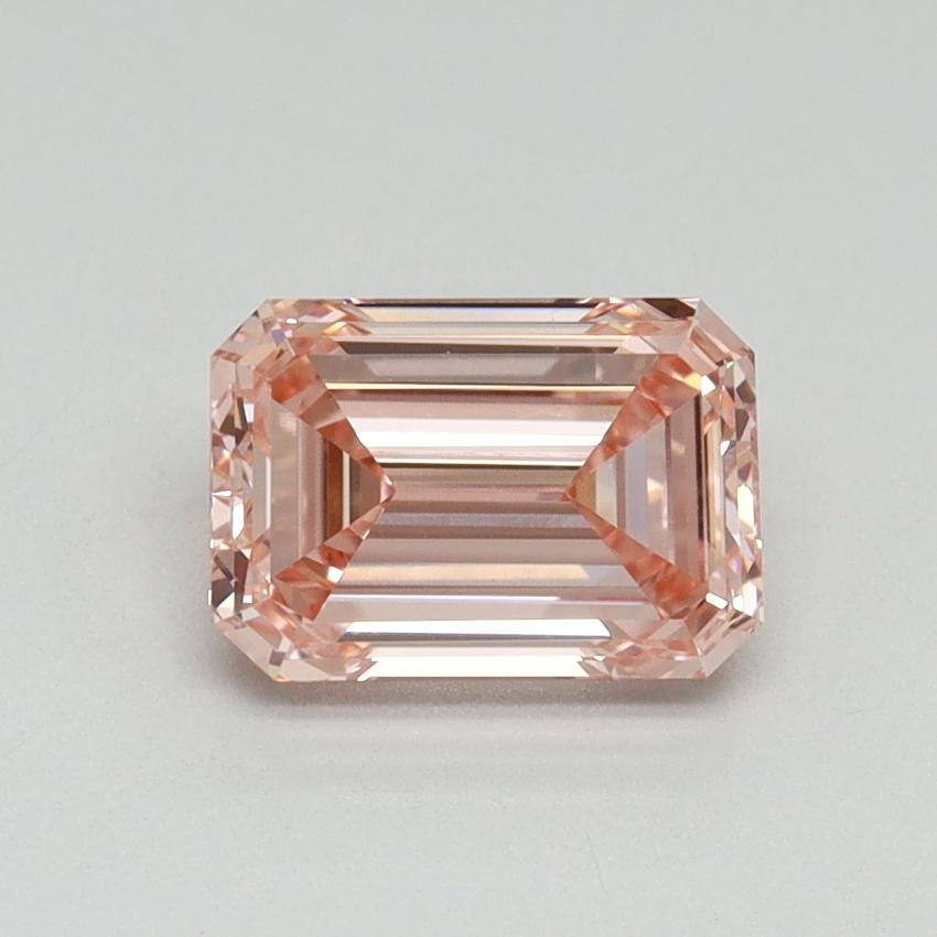 1.51 Ct. Fancy Vivid Pink Emerald Lab Grown Diamond