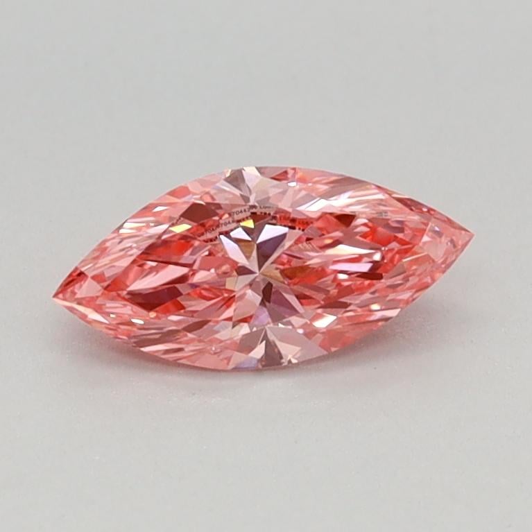 0.32 Ct. Fancy Vivid Pink Marquise Lab Grown Diamond