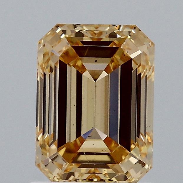 1.50 Ct. Fancy Intense Yellow Orange Emerald Lab Grown Diamond