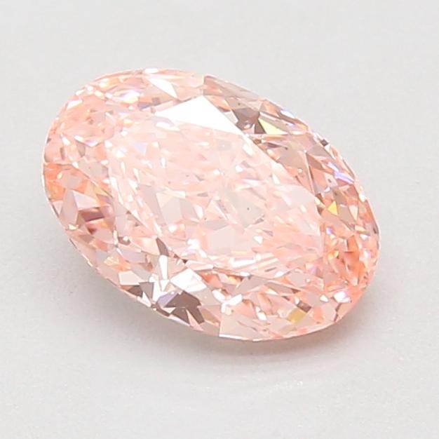 1.56 Ct. Fancy Vivid Pink Oval Lab Grown Diamond