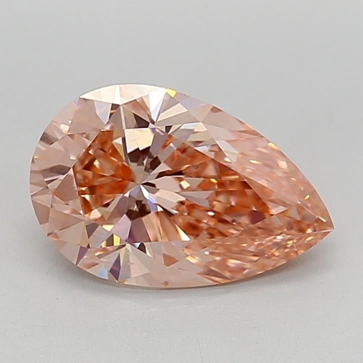 2.25 Ct. Fancy Vivid  Pink Pear Lab Grown Diamond