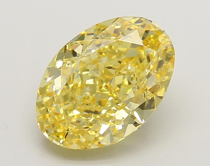 2.75 Ct. Fancy Vivid Pink Oval Lab Grown Diamond