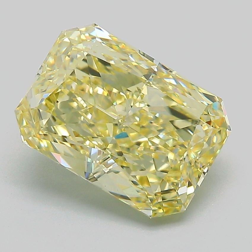 4.00 Ct. Fancy Yellow Radiant Lab Grown Diamond