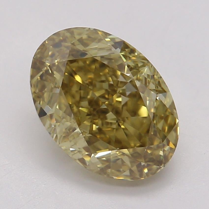 1.10 Ct. Fancy Deep Brownish Yellow Oval Diamond
