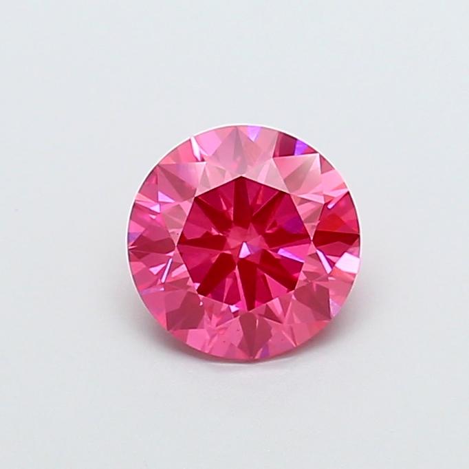 2.00 Ct. Fancy Vivid Pink Round Lab Grown Diamond