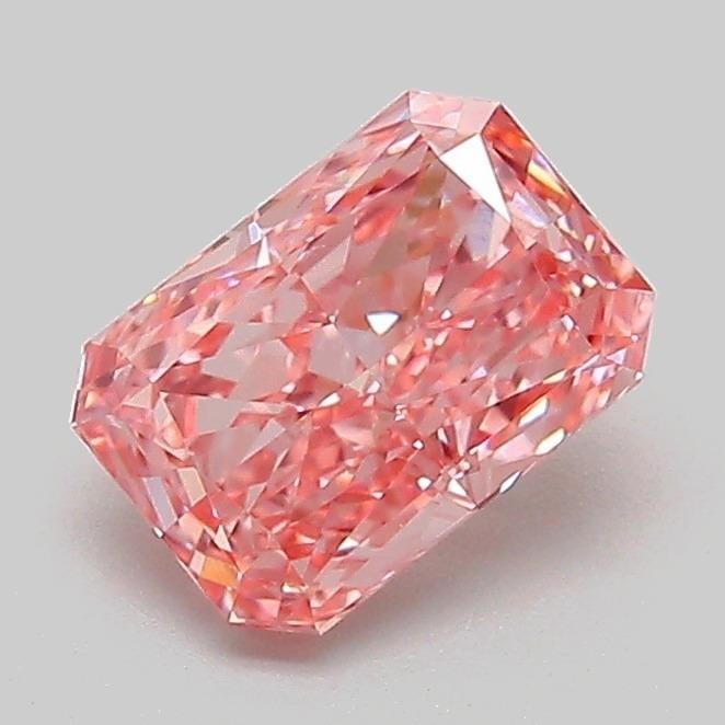 1.04 Ct. Fancy Vivid Pink Radiant Lab Grown Diamond