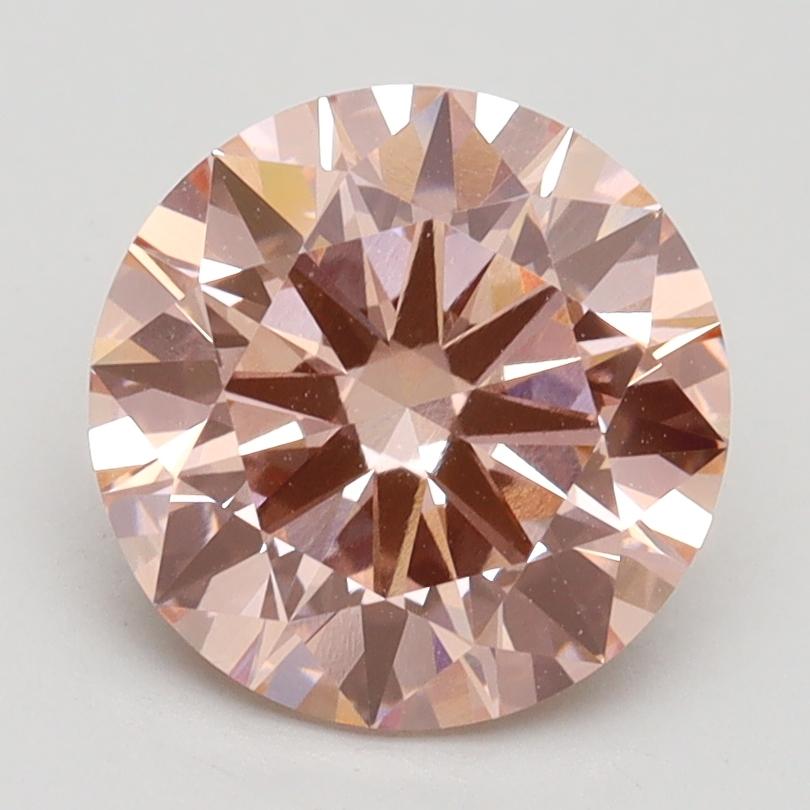 2.32 Ct. Fancy Intense Pink Round Lab Grown Diamond