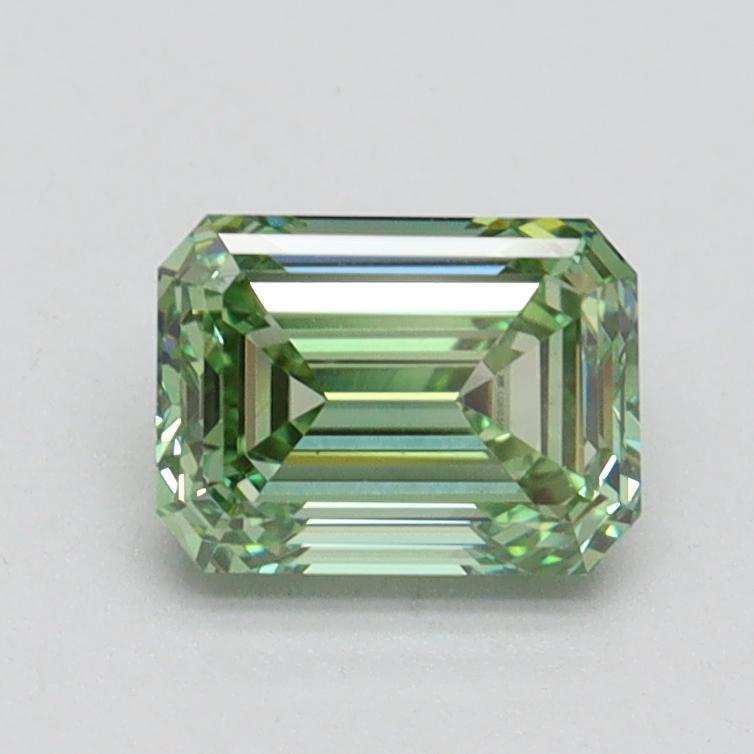 1.03 Ct. Fancy Intense Pacific Green Emerald Lab Grown Diamond