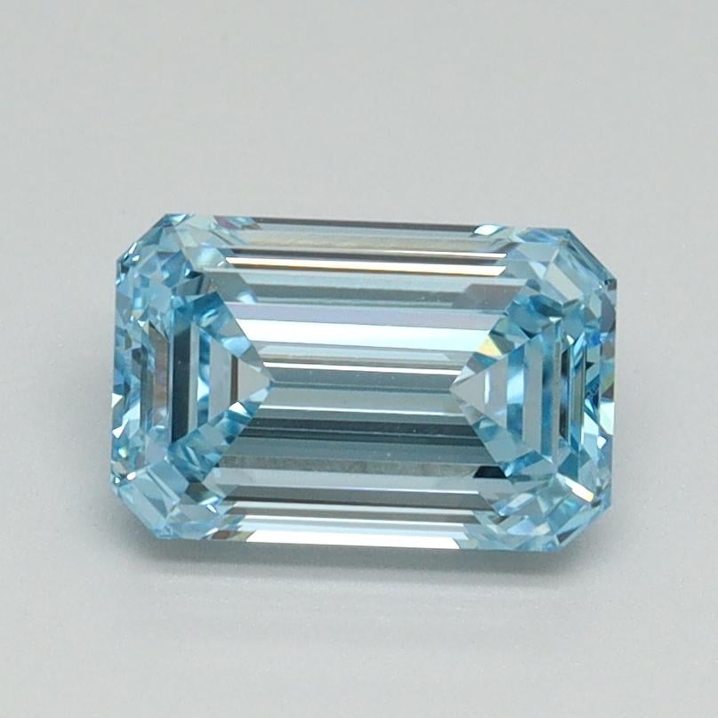 1.20 Ct. Fancy Intense Blue Emerald Lab Grown Diamond