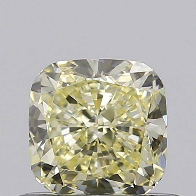 0.53 Ct. Fancy Light  Yellow Cushion Lab Grown Diamond