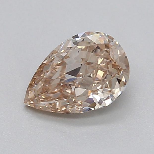 0.36 Ct. Very Light  Brown Pear Lab Grown Diamond
