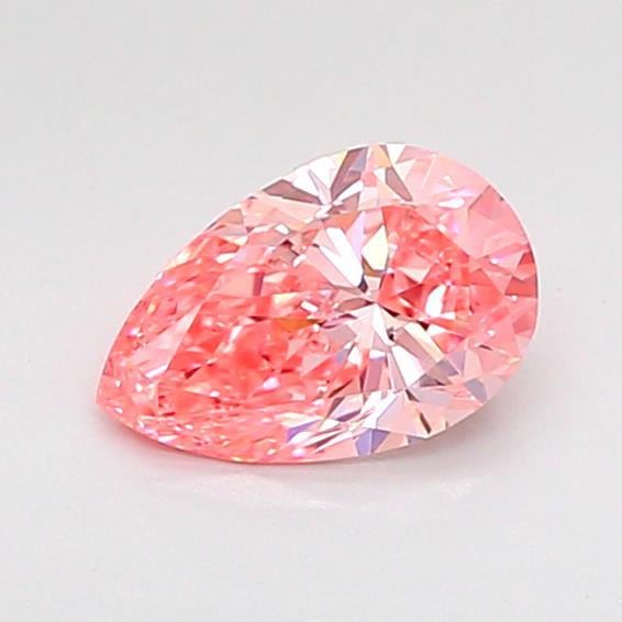 0.56 Ct. Fancy Vivid Pink Pear Lab Grown Diamond