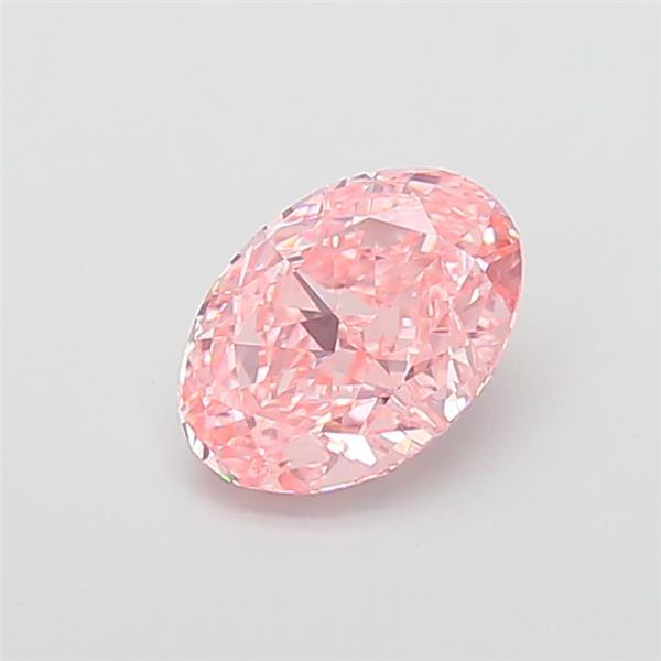 2.51 Ct. Fancy Vivid Pink Oval Lab Grown Diamond