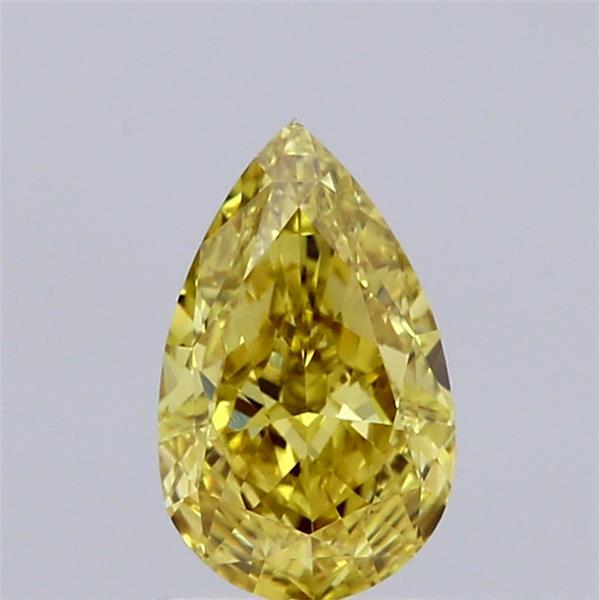 1.01 Ct. Fancy Intense Yellow Pear Lab Grown Diamond