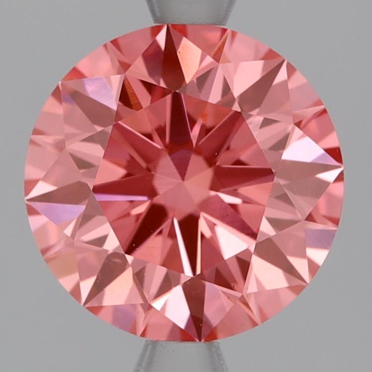 2.08 Ct. Fancy Vivid Pink Round Lab Grown Diamond