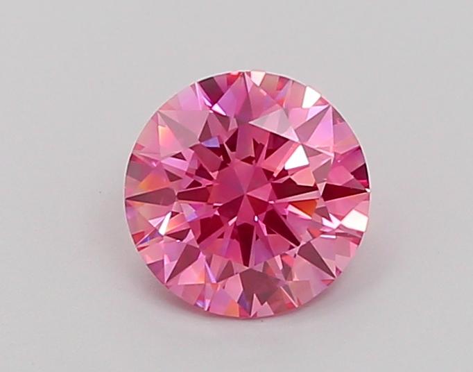 1.07 Ct. Fancy Vivid Pink Round Lab Grown Diamond