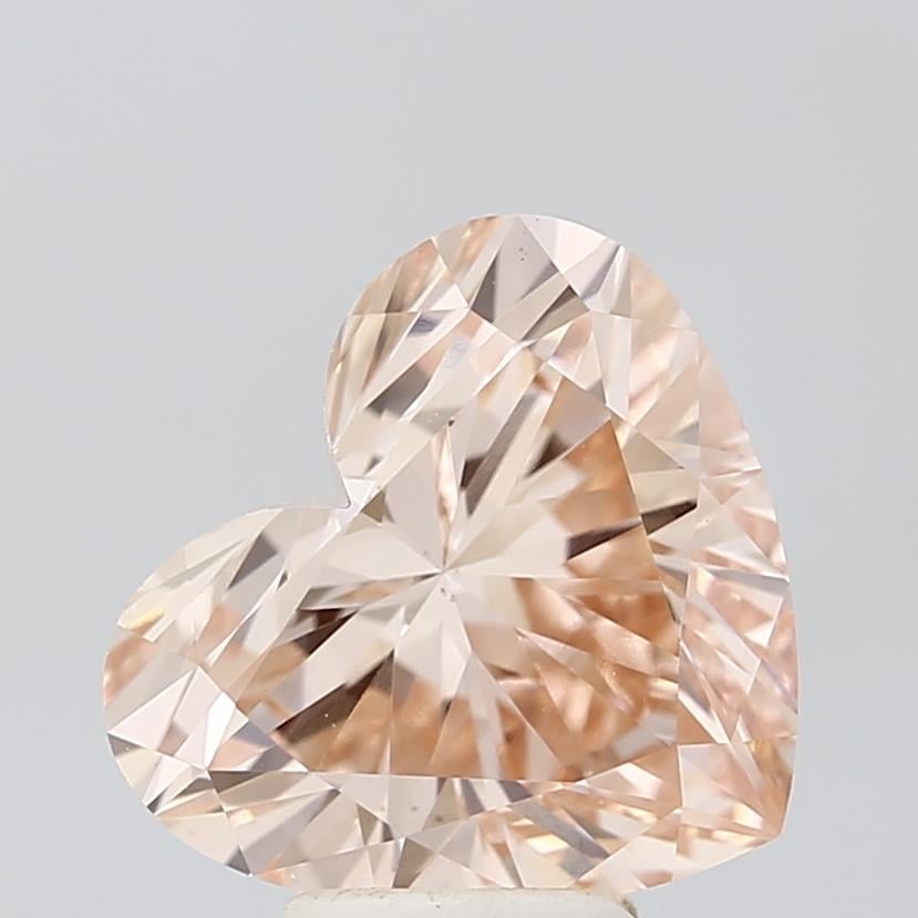 4.99 Ct. Fancy Vivid Pink Heart Lab Grown Diamond
