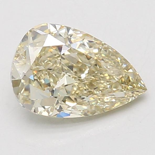 1.56 Ct. Fancy Light Yellow Pear Lab Grown Diamond