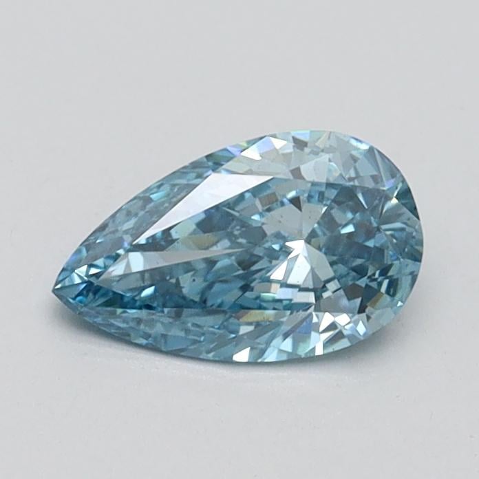 0.50 Ct. Fancy Vivid Blue Pear Lab Grown Diamond