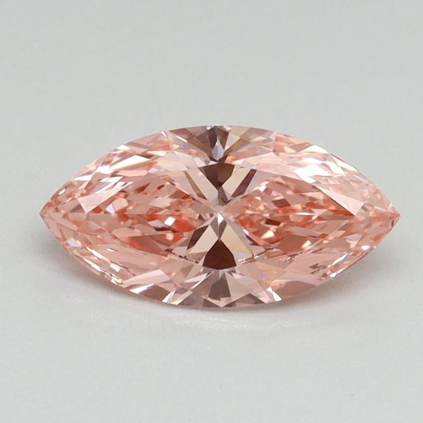 1.01 Ct. Fancy Vivid Pink Marquise Lab Grown Diamond