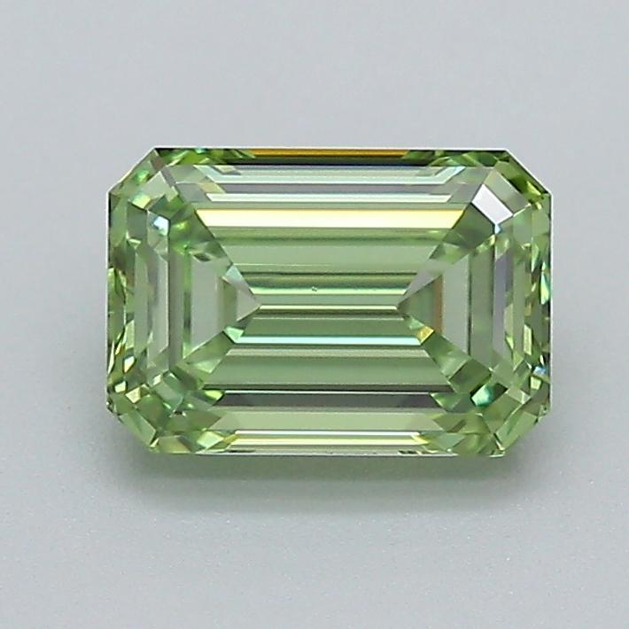 1.00 Ct. Fancy Vivid  Green Emerald Lab Grown Diamond