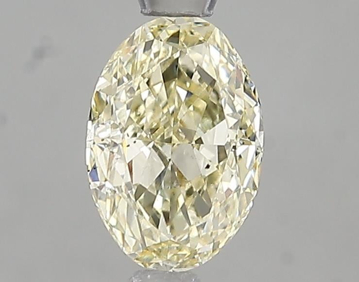 1.01 Ct. Fancy Light Yellow Oval Lab Grown Diamond