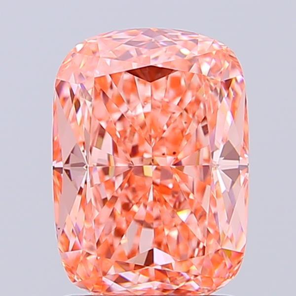 1.87 Ct. Fancy Vivid Pink Cushion Lab Grown Diamond