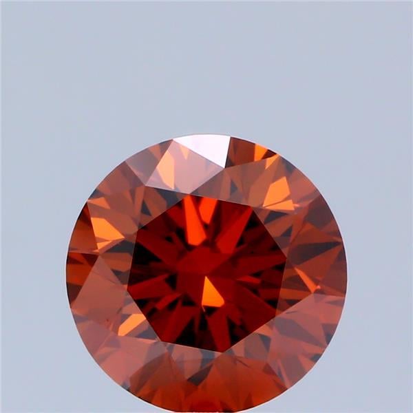 1.89 Ct. Fancy Deep Orange Round Lab Grown Diamond